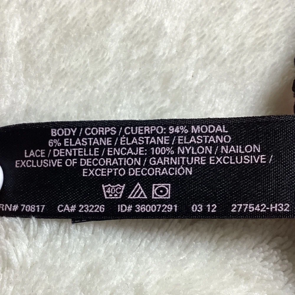 Victoria's Secret Sexy Little Things Pink Black Lace Tiered Babydoll Chemise SM
